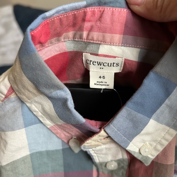 JCrew Boys button down plaid shirt - Picture 4 of 8